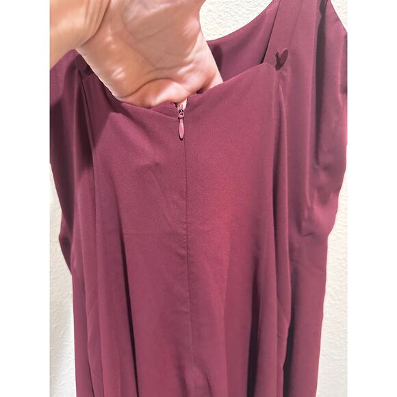 Womens red burgundy Fame and Partners The Guava Dress size 6 NEW - Picture 5 of 7
